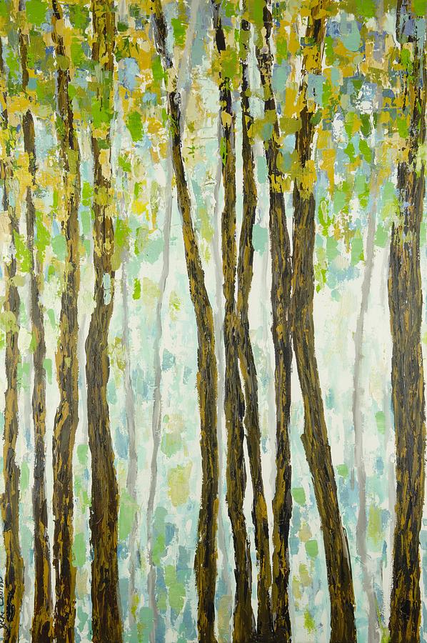 Tree Painting - Summer Day by Vicki Conlon George