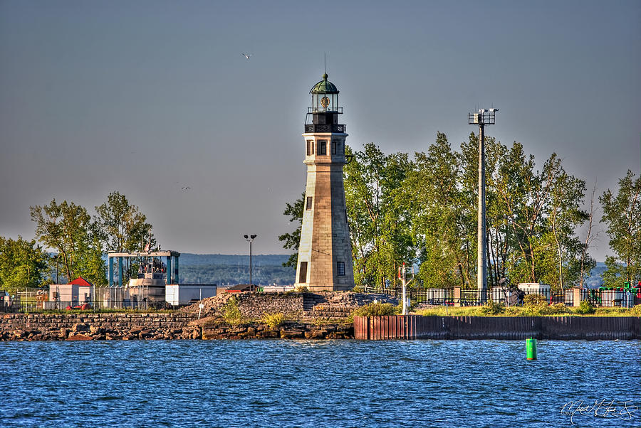Buffalo Photograph - Summer Day View of the Lighthouse  by Michael Frank Jr