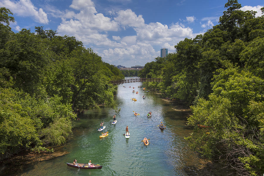 Austin Photograph - Summer Days at Zilker Park 3 by Rob Greebon