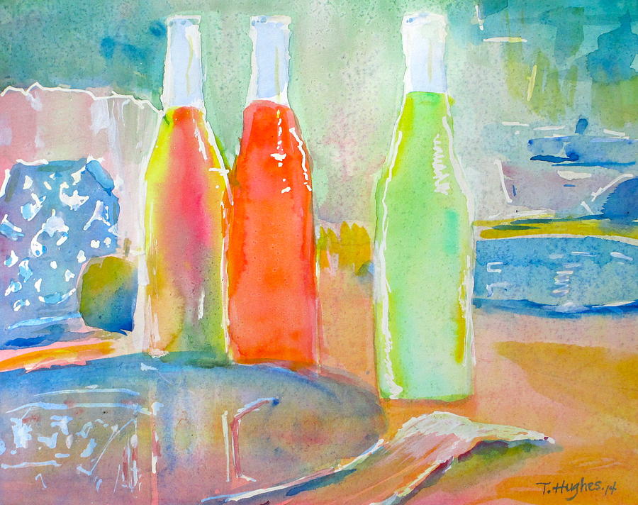 Summer Dinner Table Painting