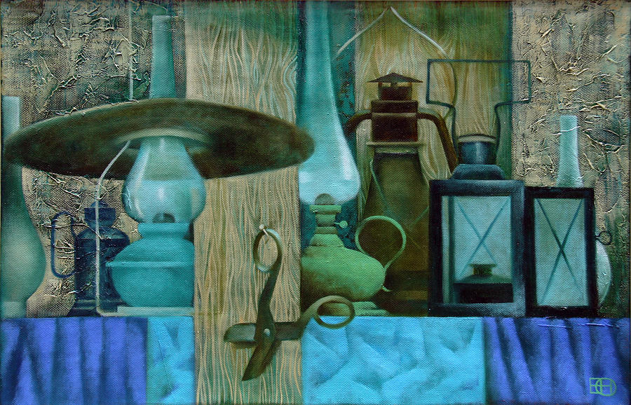 Still Life Painting - Summer Evening by Nadia Egorova Still Life Painting - Summer Evening by Nadia Egorova