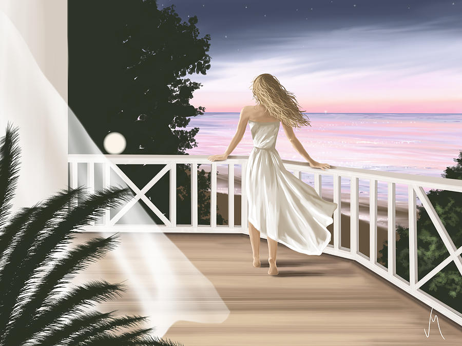 Summer evening Painting by Veronica Minozzi