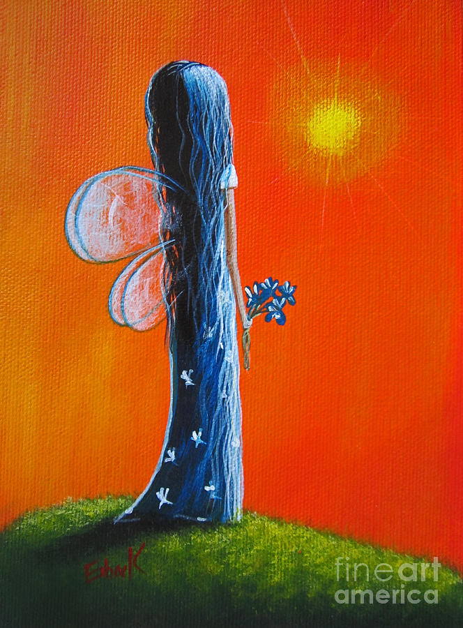 Summer Fairy by Shawna Erback Painting by Moonlight Art Parlour