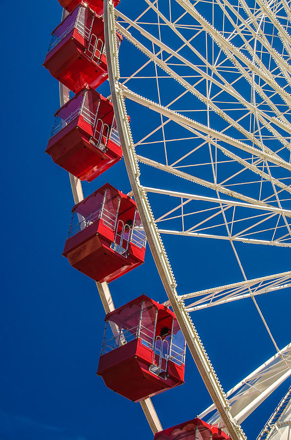 Chicago Photograph - Summer Ferris Wheel Fun by Julie Palencia