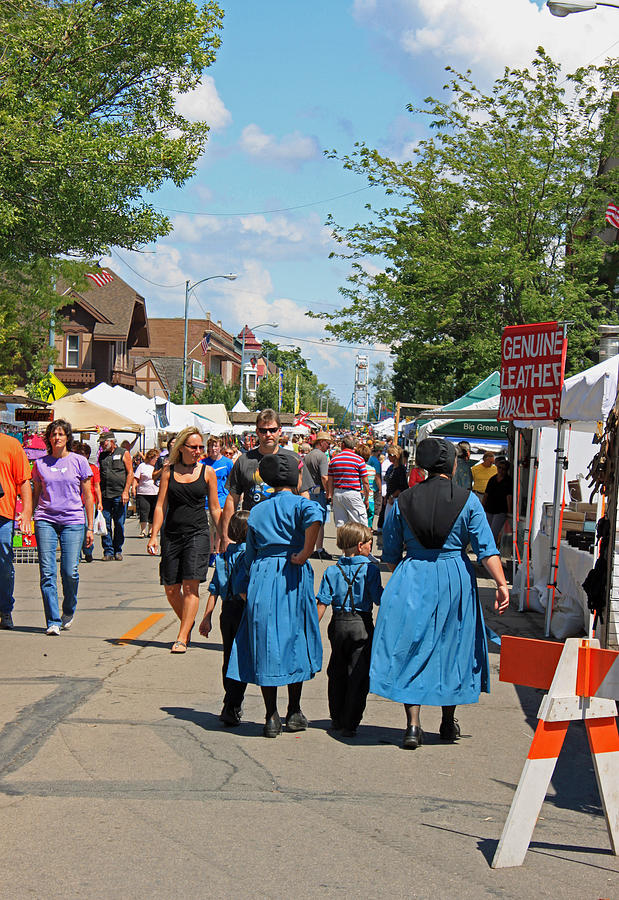 Summer Festival in Berne Indiana Photograph by Suzanne Gaff
