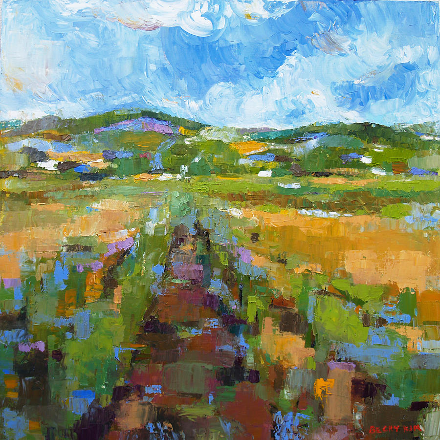 Summer Field 1 Painting by Becky Kim