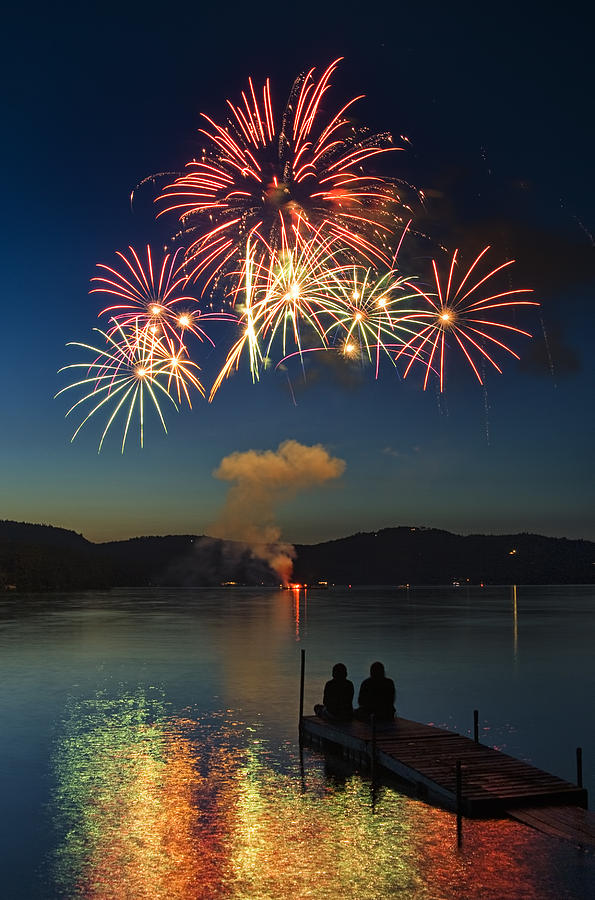 Summer Fireworks Photograph by Darylann Leonard Photography