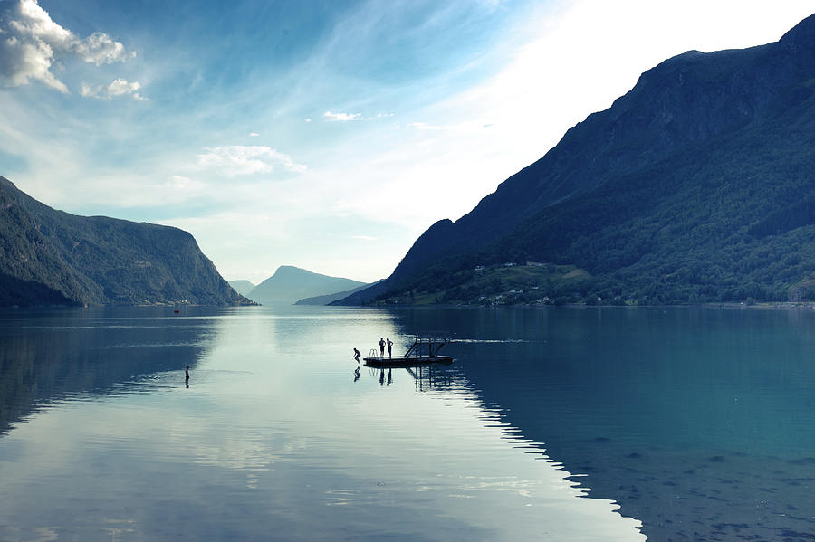 Summer Fjord Photograph by Annelogue Photography