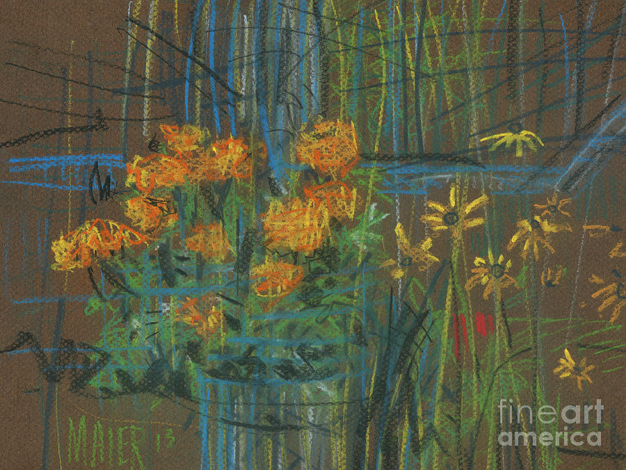 Summer Flowers Painting by Donald Maier