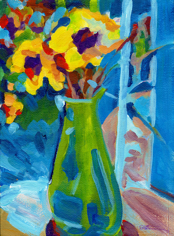 Summer Flowers Painting by Tanya Filichkin