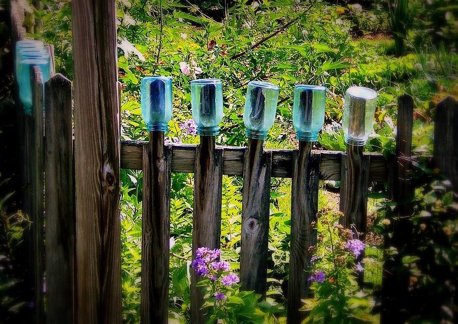 Summer Garden Jars Photograph by Marysue Ryan