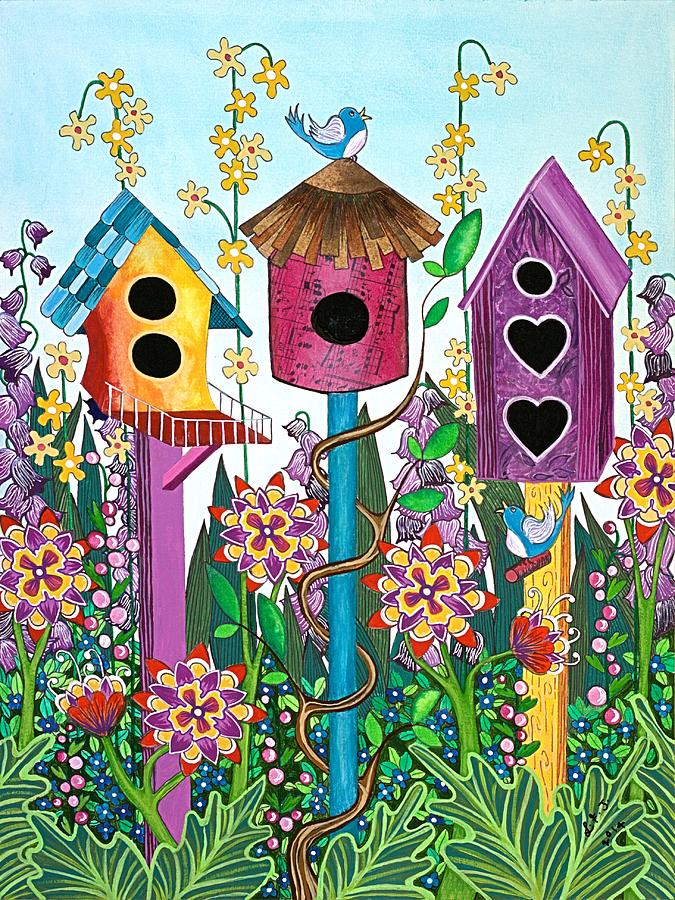Summer Garden Mixed Media by Lisa Frances Judd - Fine Art America
