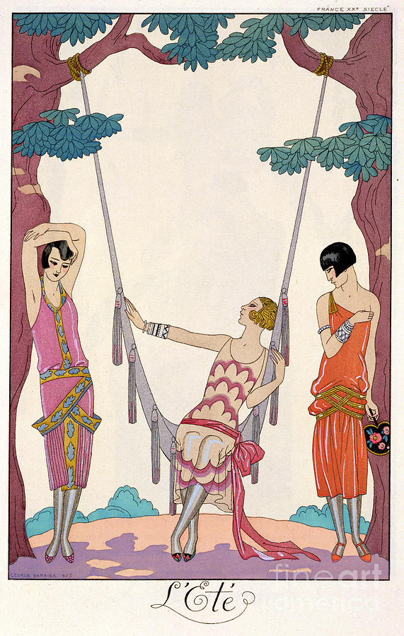 Summer Painting by Georges Barbier