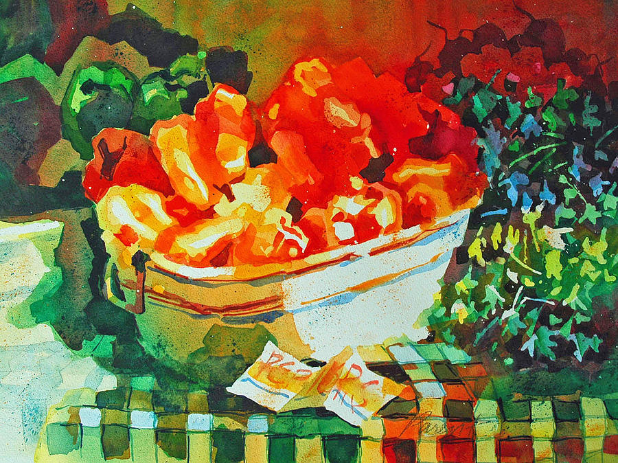 Summer Harvest Painting by Roger Parent