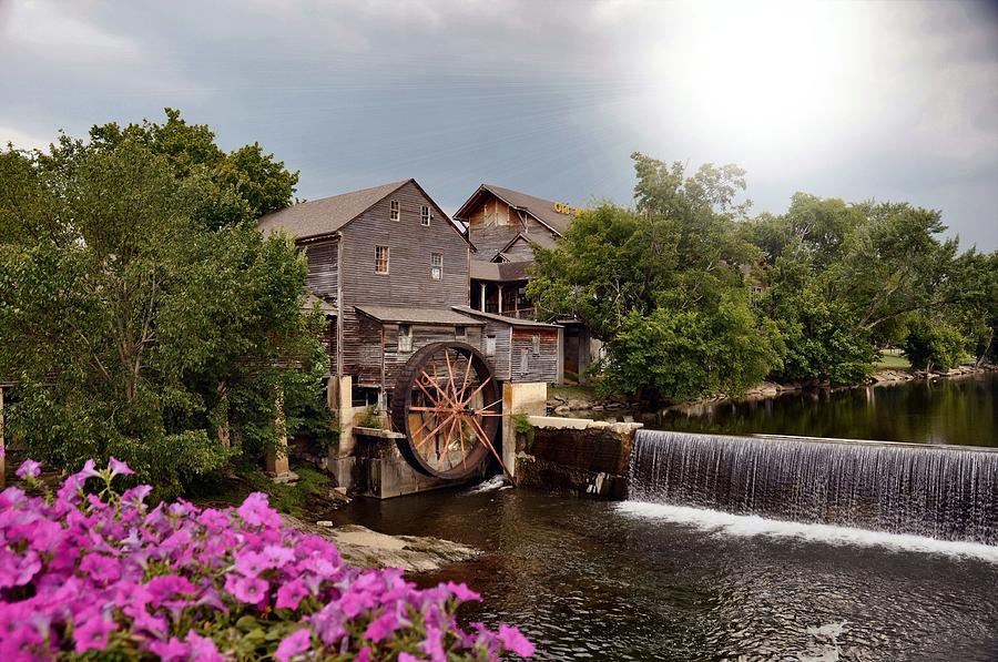 Summer Haze at The Old Mill Photograph by John Saunders | Fine Art America