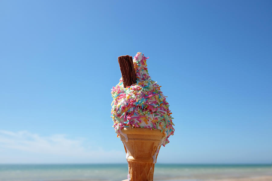 Summer Ice Cream Cone Photograph by Kelly Bowden