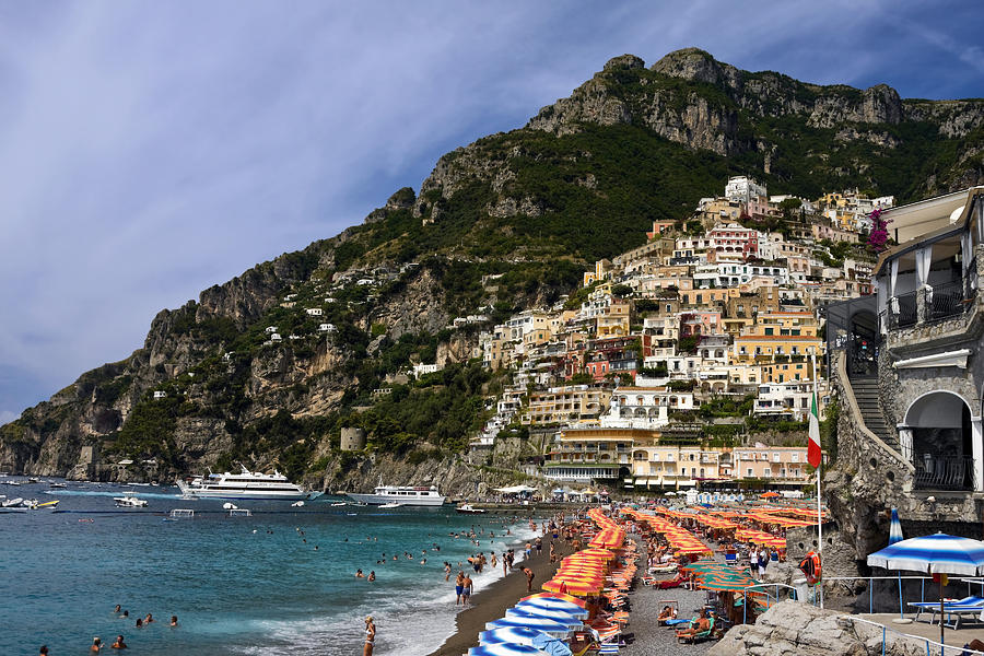 Summer in Positano Photograph by Sally Weigand