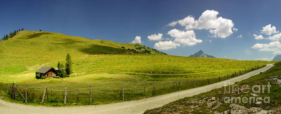 Summer in the Mountains Panorama Photograph by Sabine Jacobs