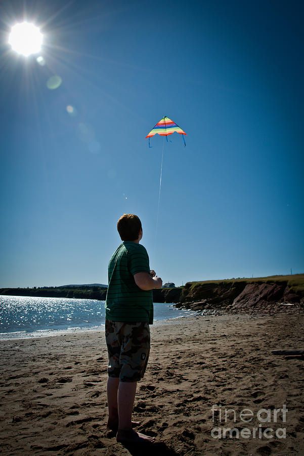 Summer Kite Flying Photograph by Cheryl Baxter