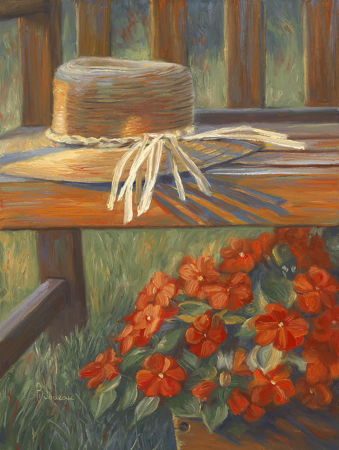 Flower Painting - Summer Light by Lucie Bilodeau