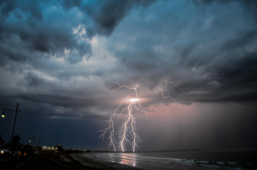 Summer Lightning Storm Photograph by Katrina Dimond - Pixels