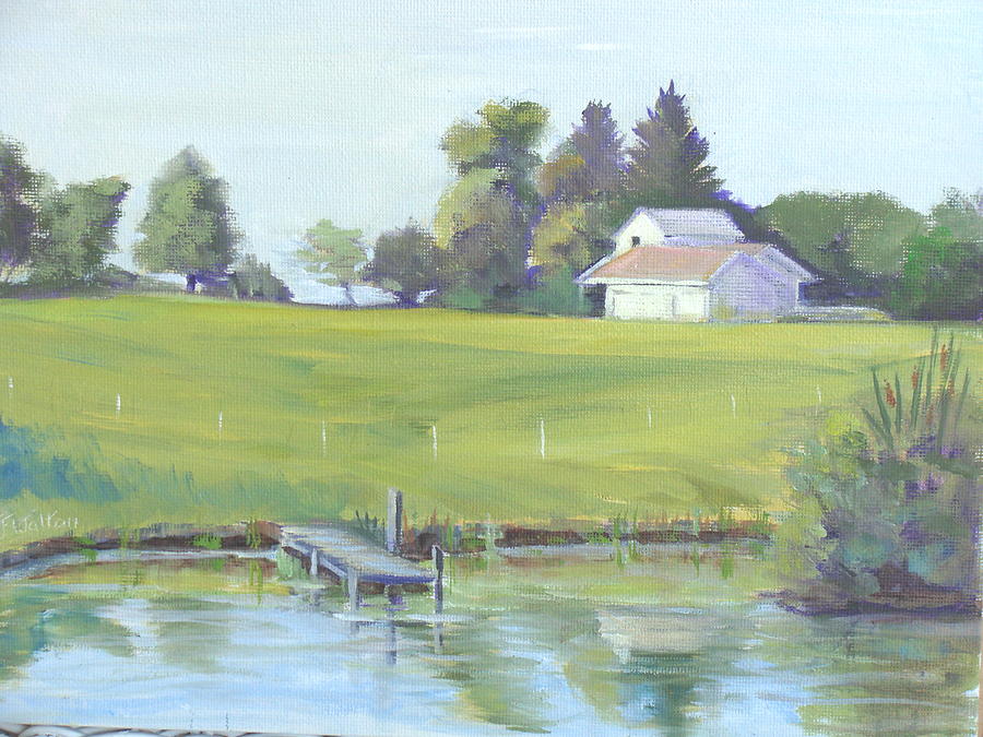 Summer Morning Painting by Judy Fischer Walton