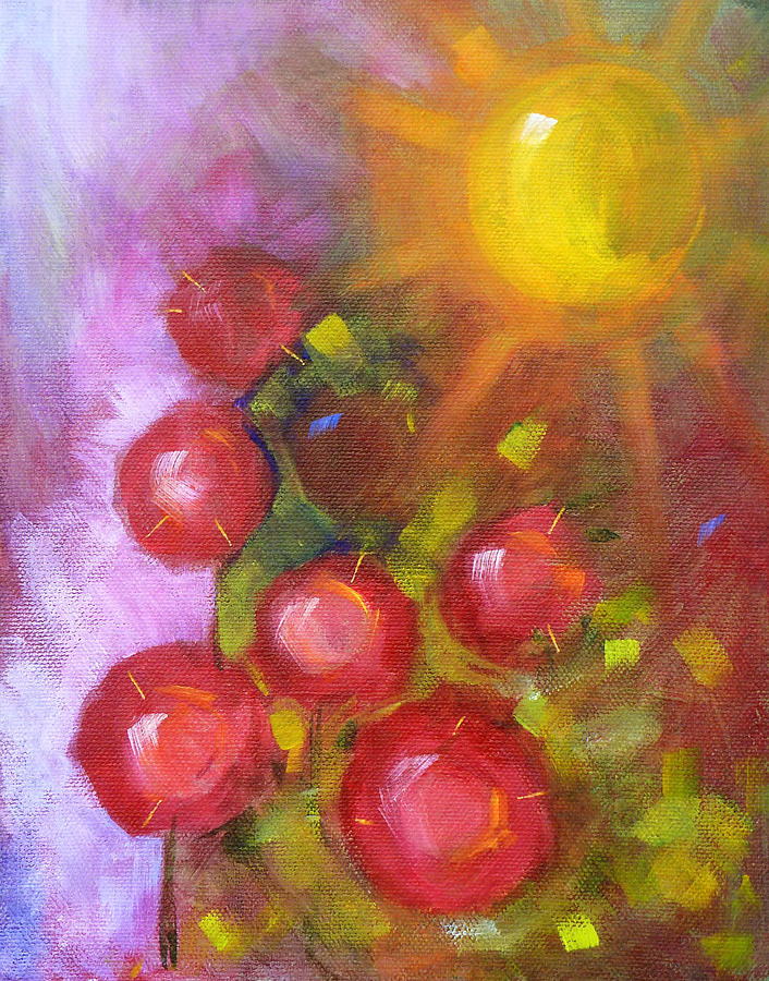 Abstract Painting - Summer Morning by Nancy Merkle
