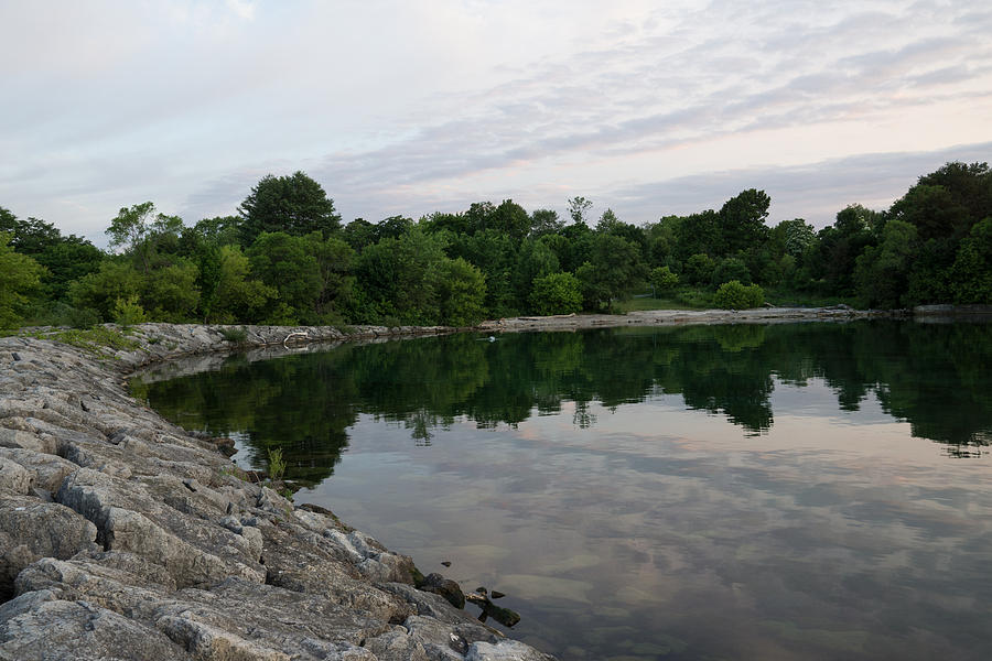 Summer Morning Serenity - Lake Ontario in Toronto Photograph by Georgia Mizuleva
