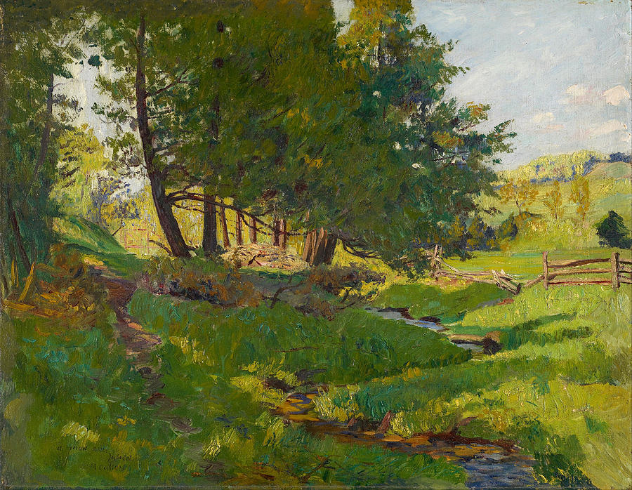 Summer near Beaupre Painting by Maurice Cullen