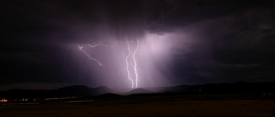 Summer Night Monsoon Photograph by Aaron Burrows
