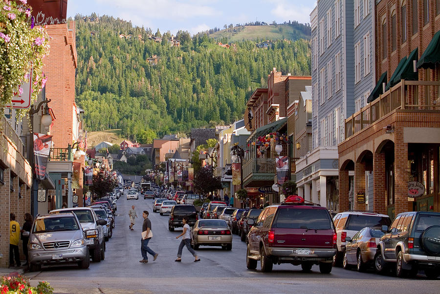 Summer On Historic Main Street Park City Photograph By Mark Maziarz 