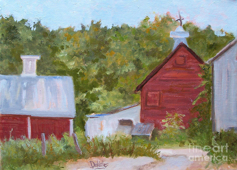 Summer on the Farm Painting by Alicia Drakiotes - Fine Art America