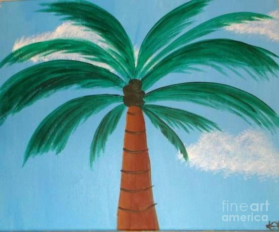 Summer Painting - Summer Palm by Krystal Jost