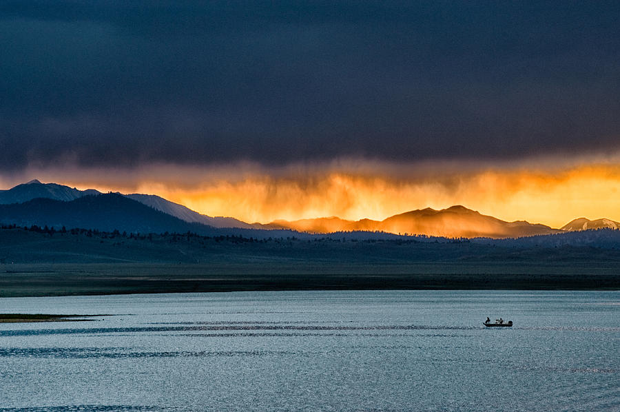 Summer Rainstorm at Crowley Lake Photograph by Cat Connor