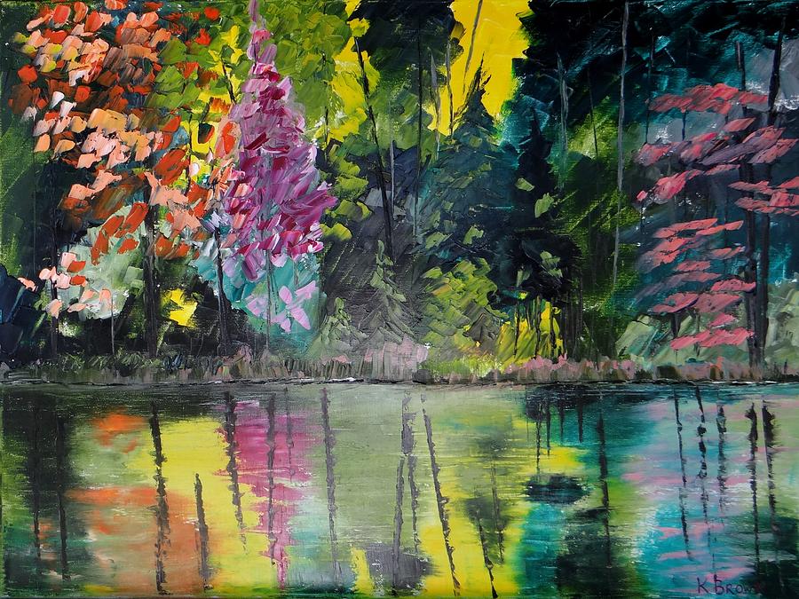 Summer Reflections Painting by Kevin  Brown