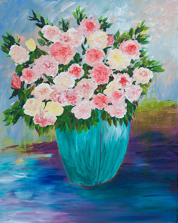 Summer Roses Painting by Sasha Moye - Fine Art America