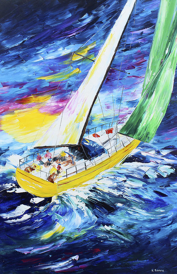 Summer Sail Painting by Kevin  Brown