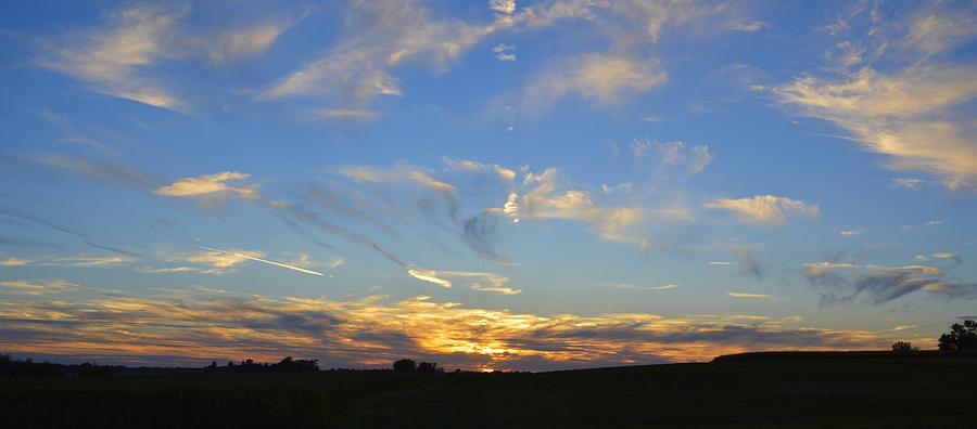 Summer Sets Panorama Photograph by Bonfire Photography