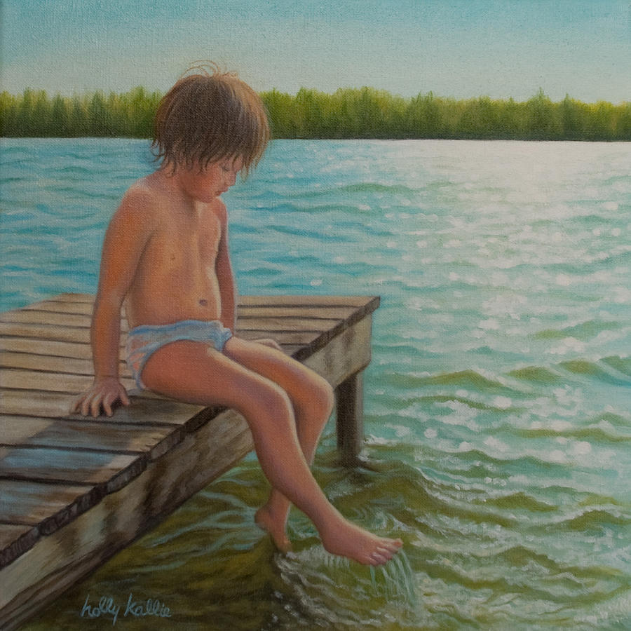 Summer Simplicity Painting by Holly Kallie