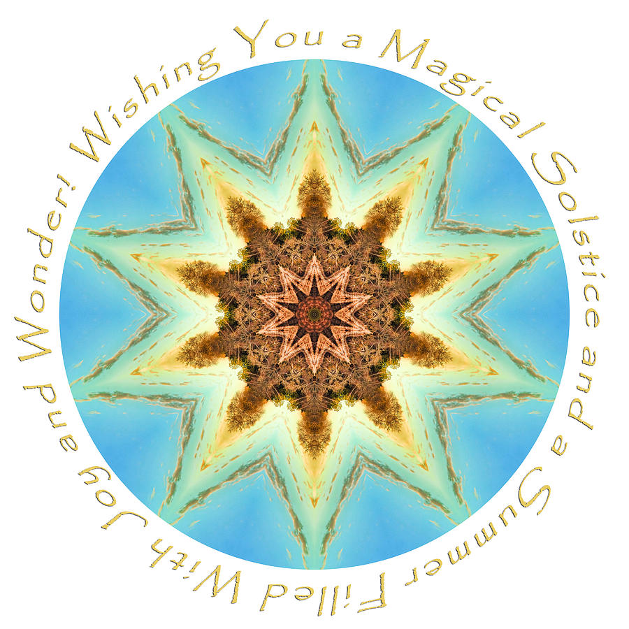 Summer Solstice Mandala Photograph by Beth Sawickie