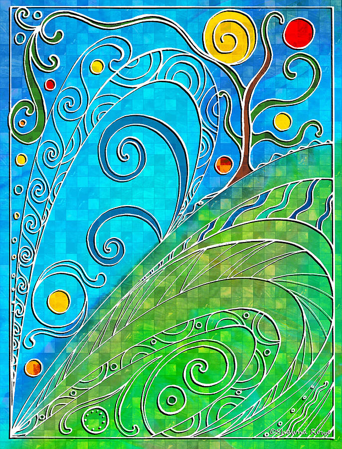 Summer Solstice Drawing by Shawna Rowe