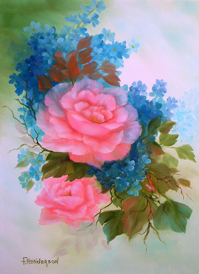 Flower Painting - Summer Song by Francine Henderson