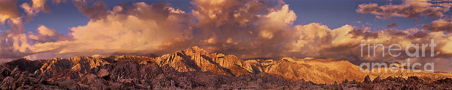 Summer Storm Clouds Over the Eastern Sierras California Photograph by Dave Welling