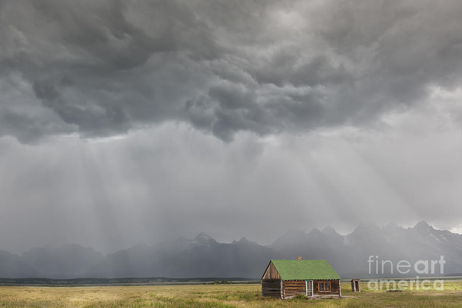 Summer Storm in the Tetons Photograph by Sandra Bronstein