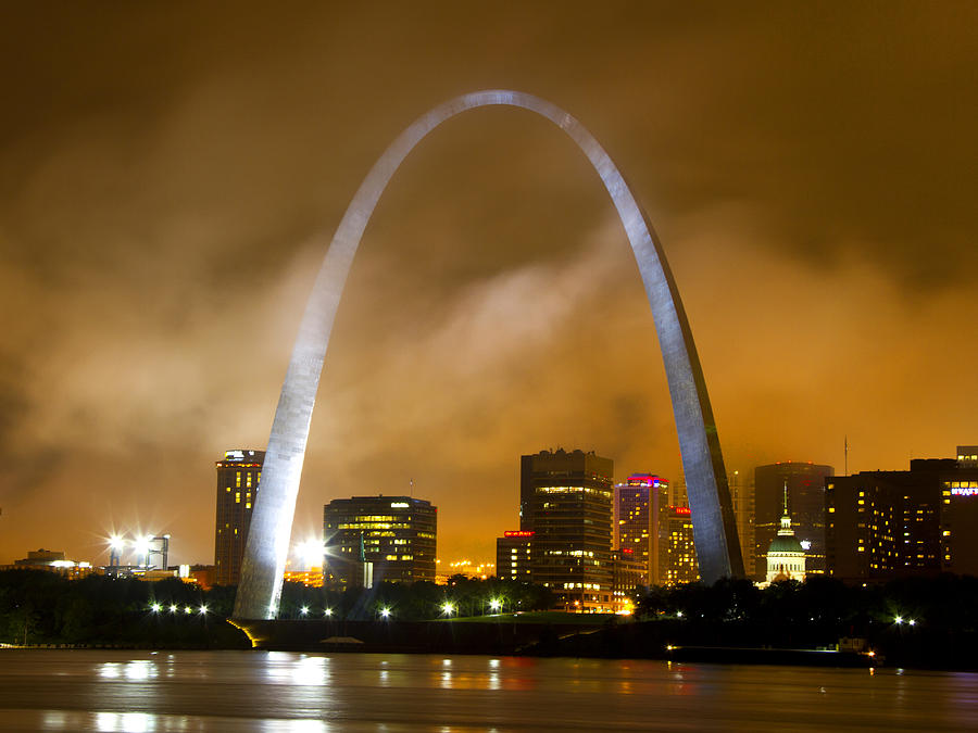 Summer Storm over St Louis Photograph by Garry McMichael