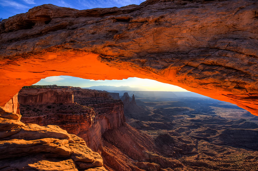 Summer Sunrise At Mesa Arch Photograph by John McArthur