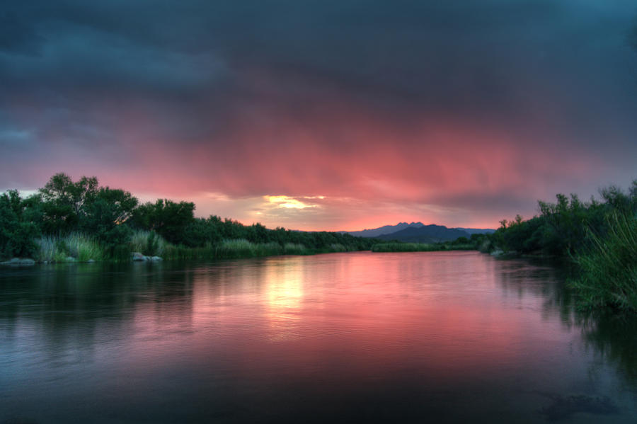 Summer Sunrise on the Salt River Photograph by Tam Ryan