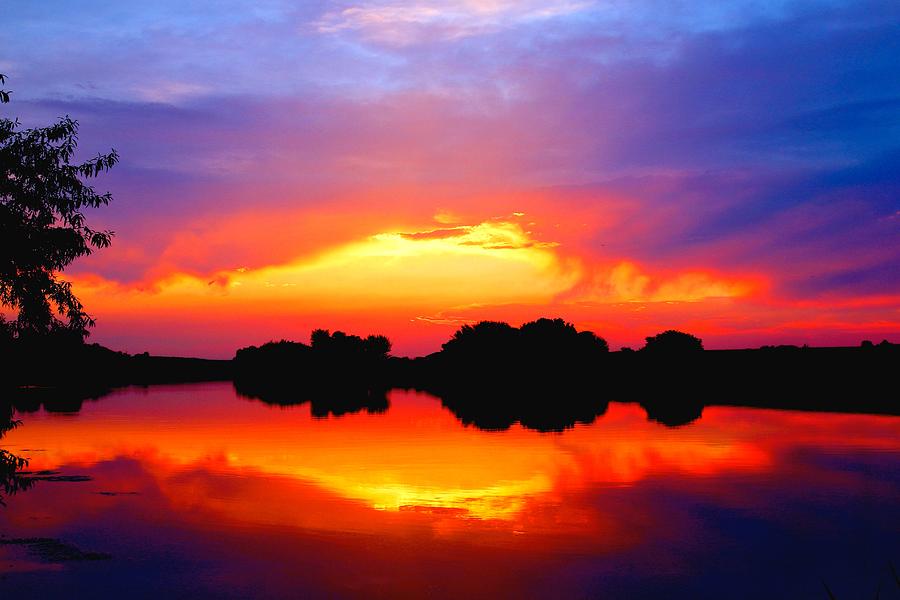 Summer Sunset  Photograph by Lynn Hopwood