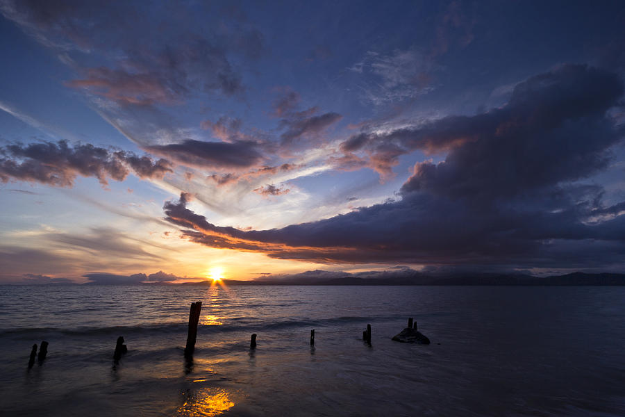 Summer Sunset Rossbeigh Beach - Co. Kerry - Ireland Photograph by