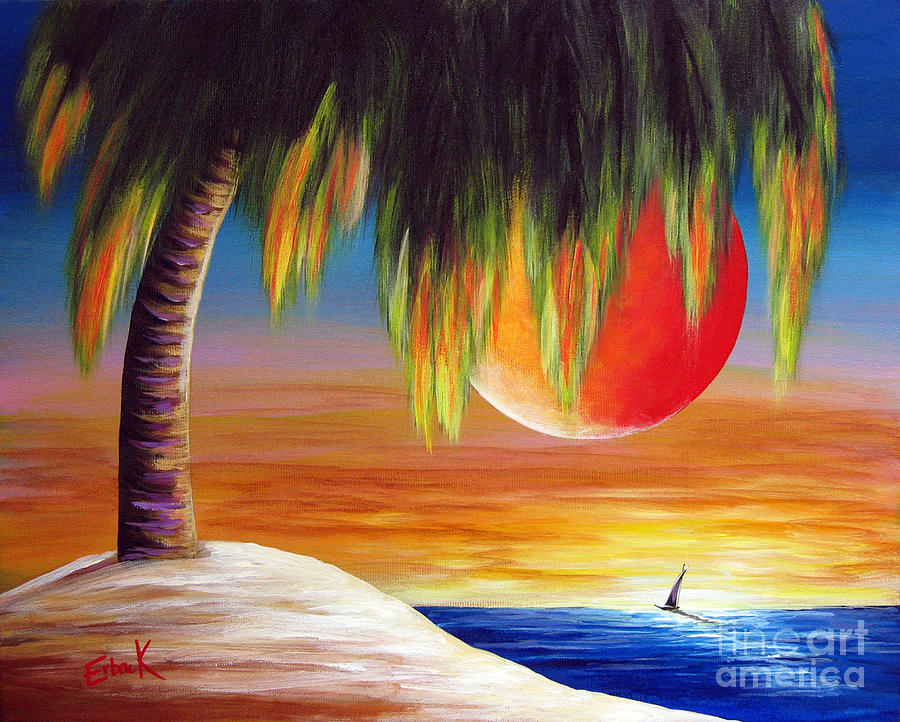 Summer Sunsets by Shawna Erback Painting by Moonlight Art Parlour